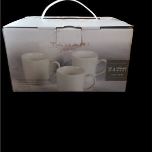 Tahari Home Ceramic Mugs New in Box
